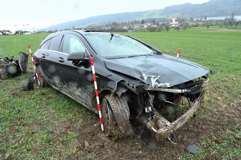 Aesch LU – Bei Selbstunfall mit Baum kollidiert