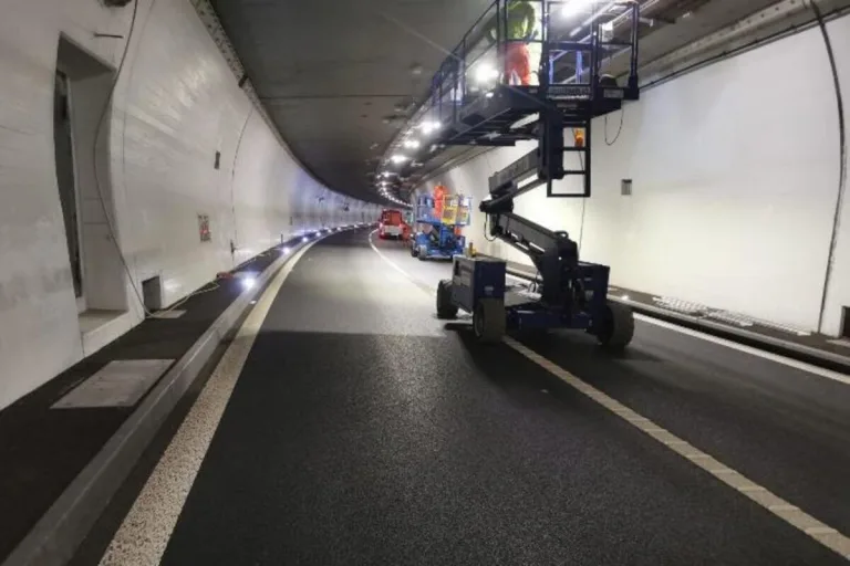 A8 Interlaken-Ost – Brienz - Arbeiten im Giessbachtunnel