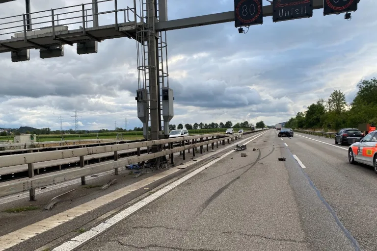 Oberbuchsiten SO - Unfall auf der A1