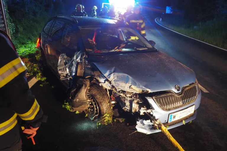 Biedermannsdorf - Pkw krachte in Lärmschutzwand