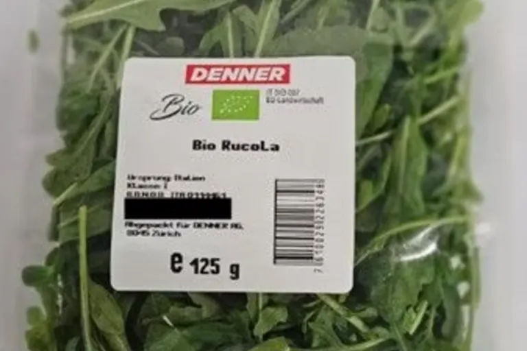 Rückruf wegen Salmonellengefahr – Bio Rucola, verkauft bei Denner