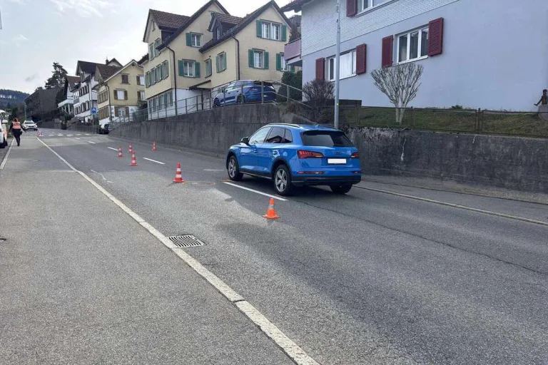 Unfall in Heiden AR – Fussgängerin von Auto erfasst