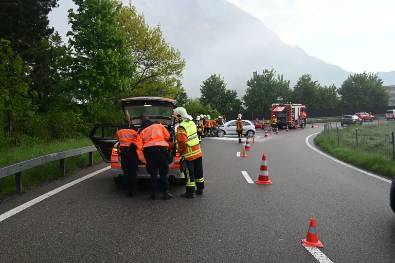 A3 Mels SG – Selbstunfall auf Autobahnausfahrt