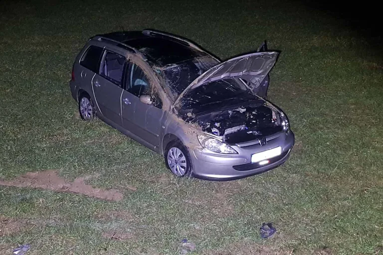 Irmenach - Unfall mit PKW-Überschlag