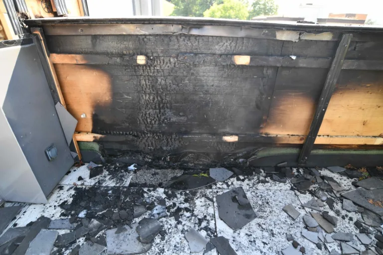  St.Gallen - Feuer auf Dachterrasse
