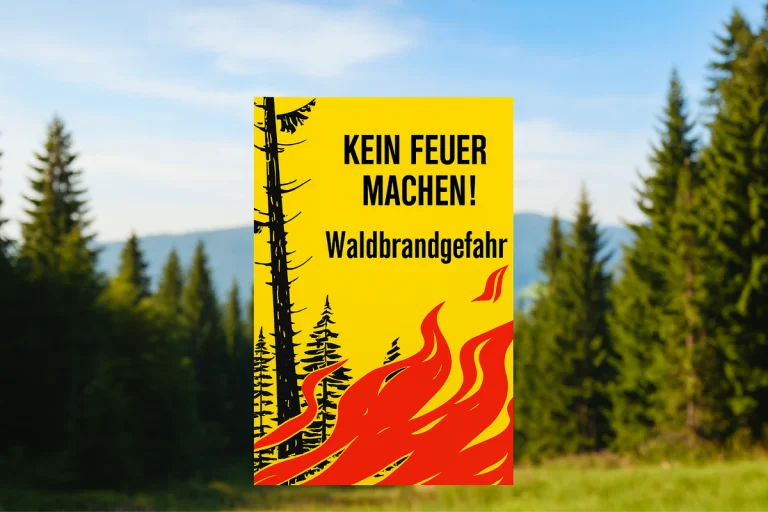 Kanton Wallis – Brandgefahr hoch - keine Feuer im Freien erlaubt