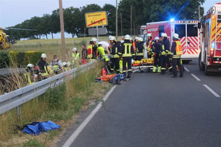 Schwerer Unfall mit zwei Verletzten im Hürtgenwald