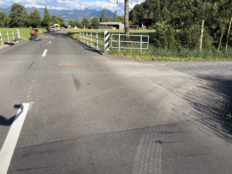 Altstätten SG – Rega-Einsatz nach Unfall