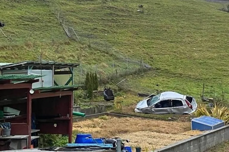 Hirzel ZH – Auto stürzt bei Verkehrsunfall Abhang hinunter