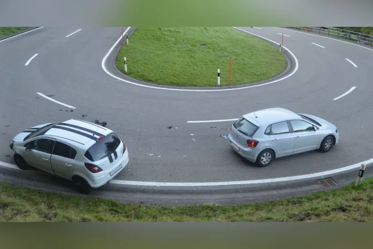 Rehetobel AR – Kollision im Kurvenbereich