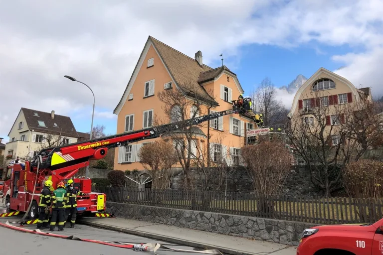 Chur GR - Mottbrand löst Feuerwehreinsatz aus