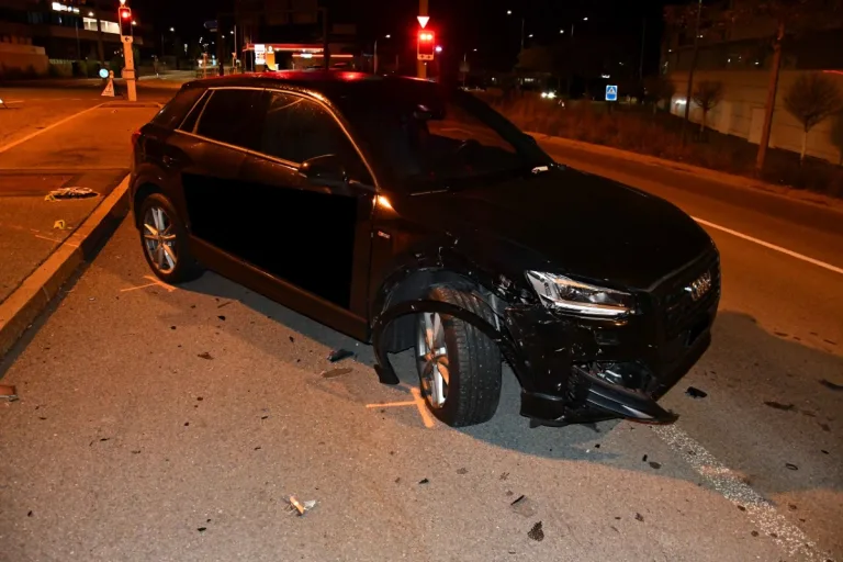 Kollision in Chur GR - Betrunkener entfernt sich von der Unfallstelle