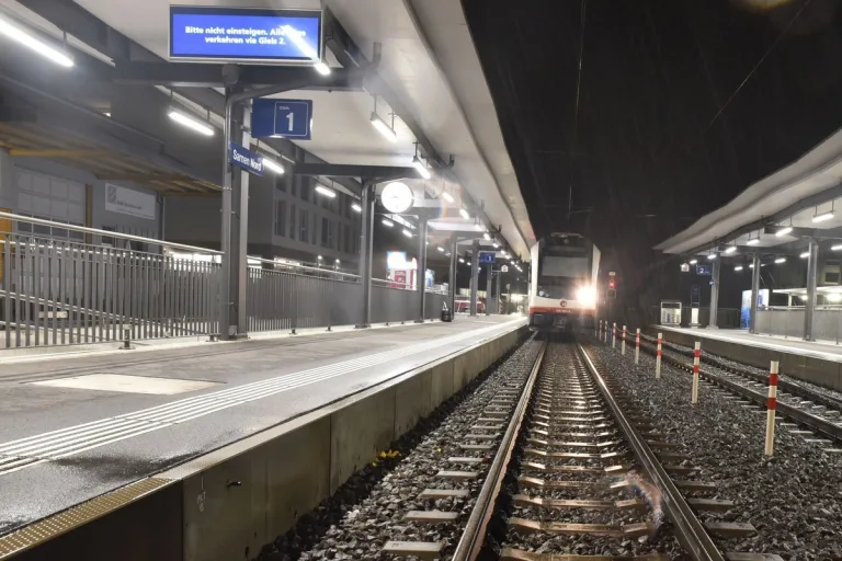 Bahnhof Sarnen OW - Alkoholisiert gestürzt und von einem Zug erfasst 