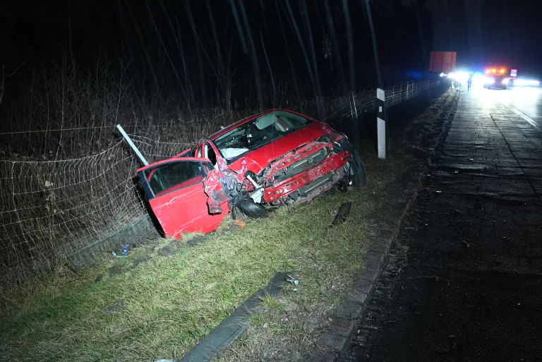 A13 Buchs SG – Von Fahrbahn abgekommen und im Wiesenbord gelandet