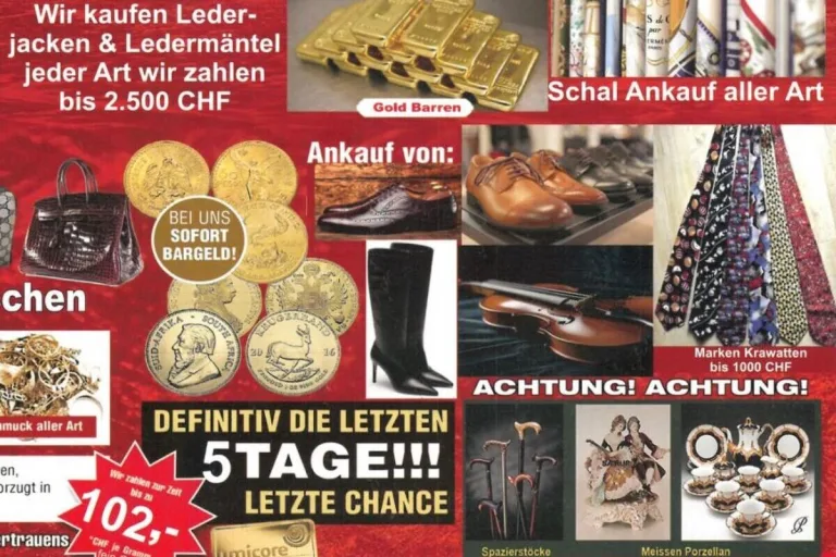 Horgen ZH – Goldankäufer wegen Betrugsverdacht verhaftet