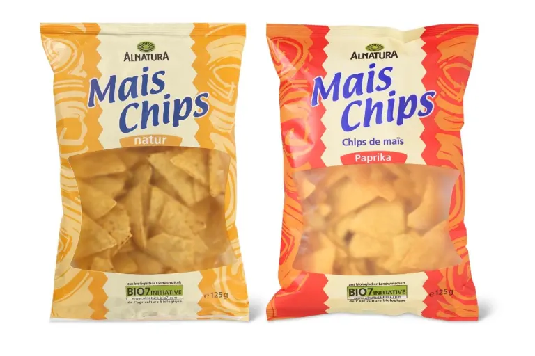 Produkterückruf der Migros - «Alnatura Mais Chips natur» und «Alnatura Mais Chips Paprika» sind betroffen.
