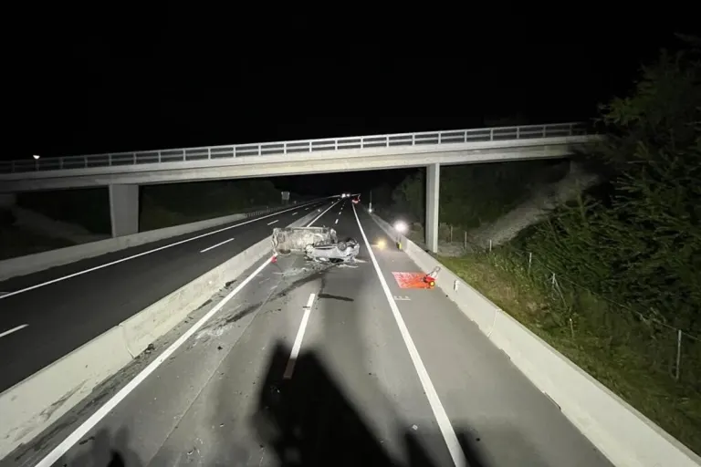 Tödlicher Verkehrsunfall auf der Autobahn A9 in Chamoson VS