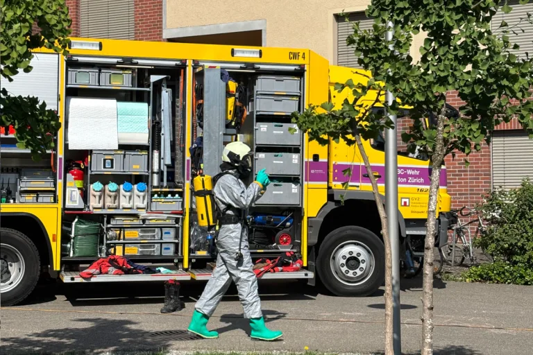 Stadt Zürich – Vier Einsätze für die Feuerwehr gleichzeitig