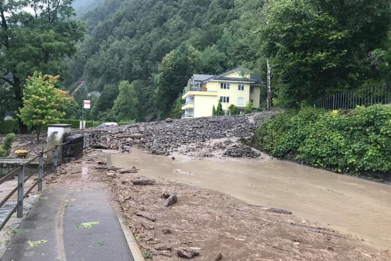 Heftiges Gewitter zieht über den Kanton Schwyz - zahlreiche Feuerwehren im Einsatz