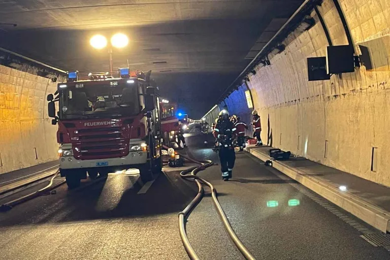 A2 Eptingen BL – Belchentunnel wegen Motorenbrand gesperrt