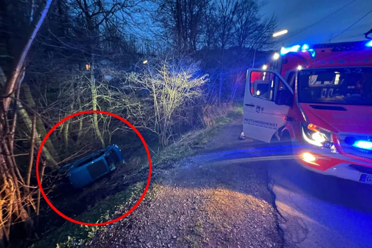 Gummersbach – Rückwärts im Graben gelandet