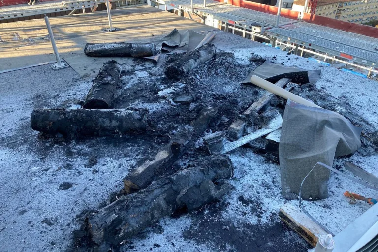 Stadt St.Gallen – Brand auf Neubau des Kantonsspital St.Gallen