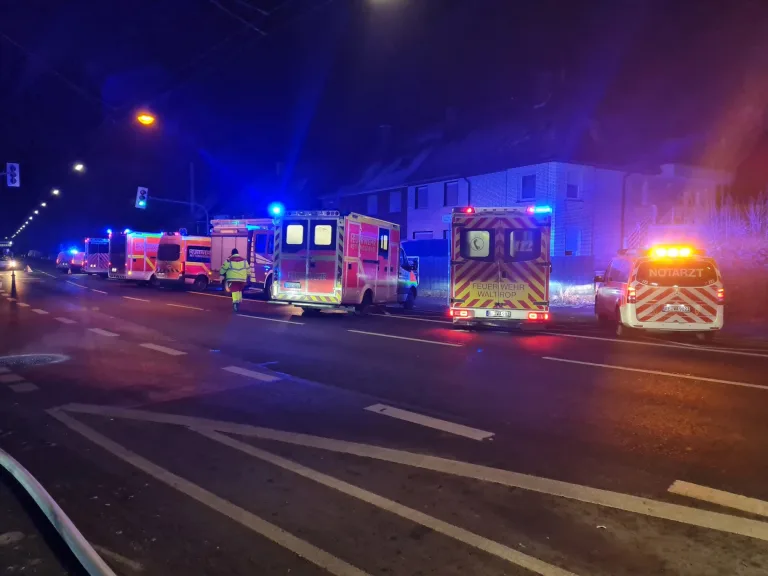 Datteln – Feuer mit Menschenleben in Gefahr