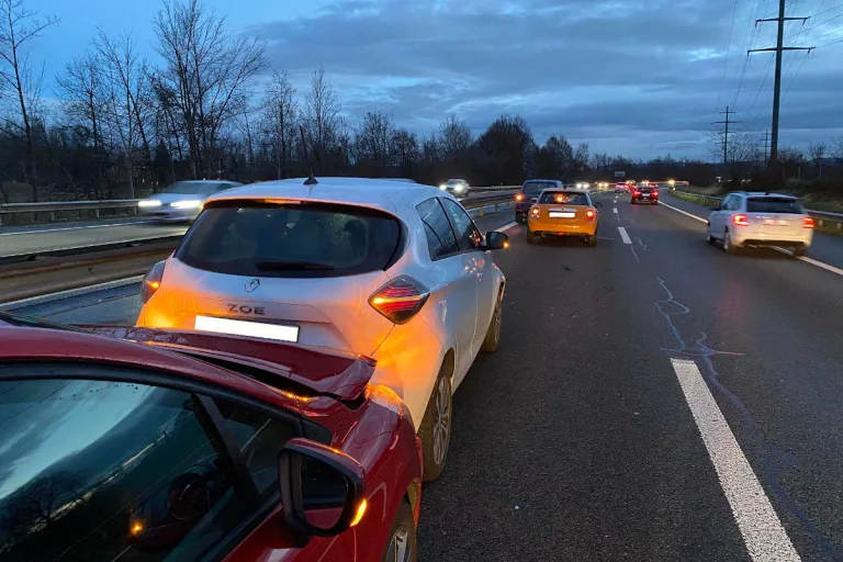 Inwil LU – Vierer-​Päckli im Morgenverkehr