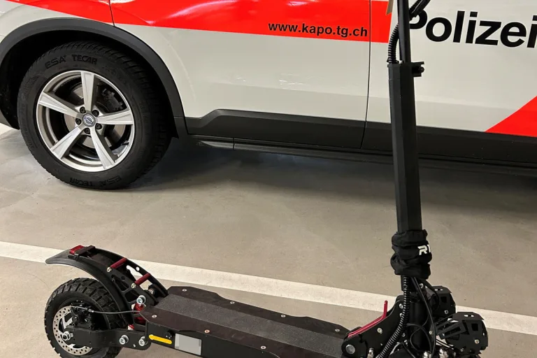 Frauenfeld TG - E-Scooter technisch manipuliert
