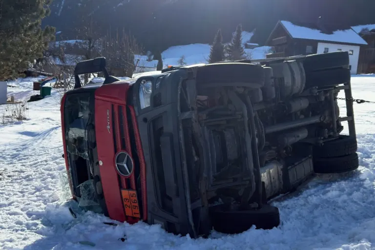 Gaschurn – Evakuierung nach Unfall mit Gas-Lastwagen