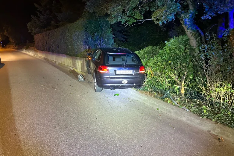 Turgi AG - Wegen Sekundenschlaf Unfall gebaut