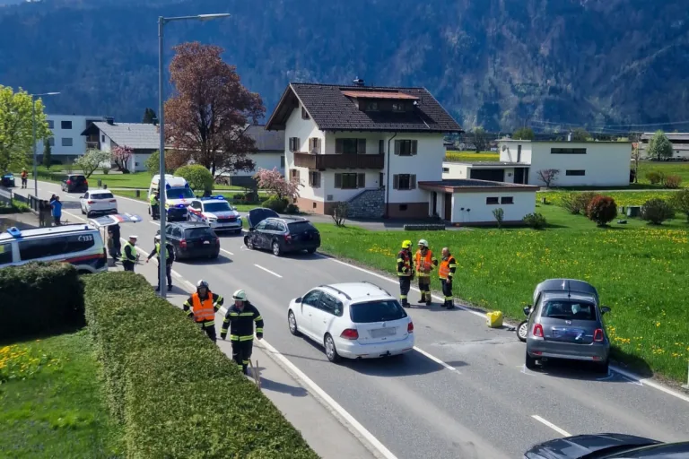 Ludesch – Zwei verletzte Frauen bei Unfall