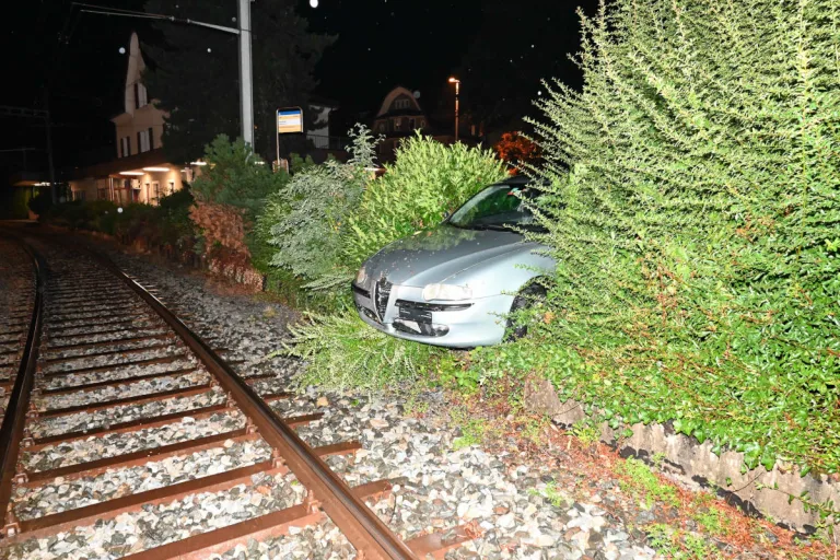 Degersheim SG – Unfall gebaut ohne Ausweis und Versicherung