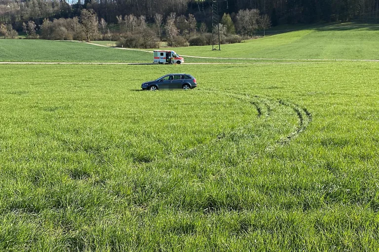 Mettlen TG - Wegen Sekundenschlaf verunfallt - Beifahrerin verletzt!