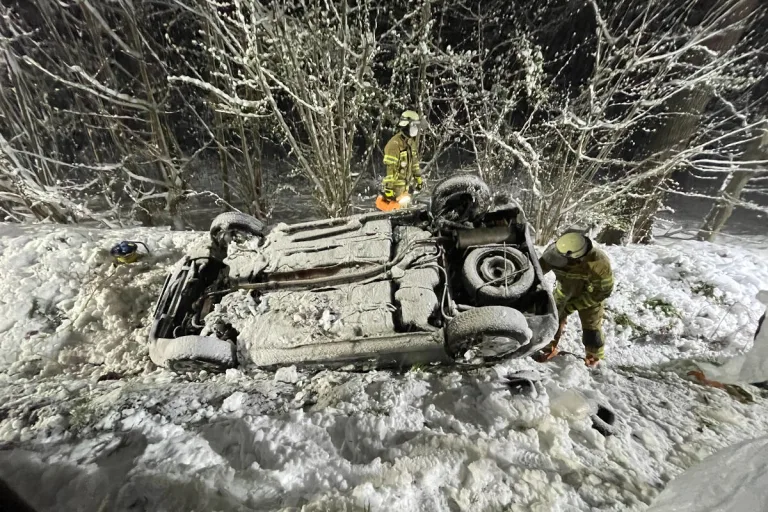 Menden – Verkehrsunfall im Schneetreiben