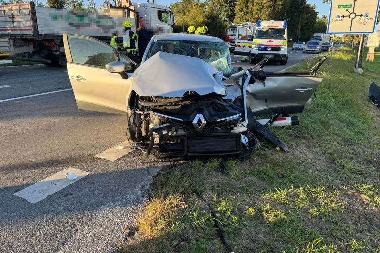 Straß in Steiermark – Schwerer Unfall mit Lkw