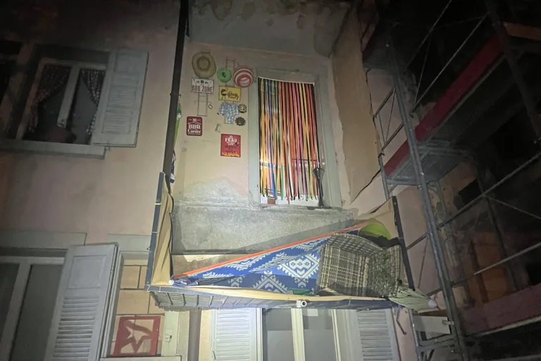 Stadt Luzern - Balkon plötzlich abgebrochen