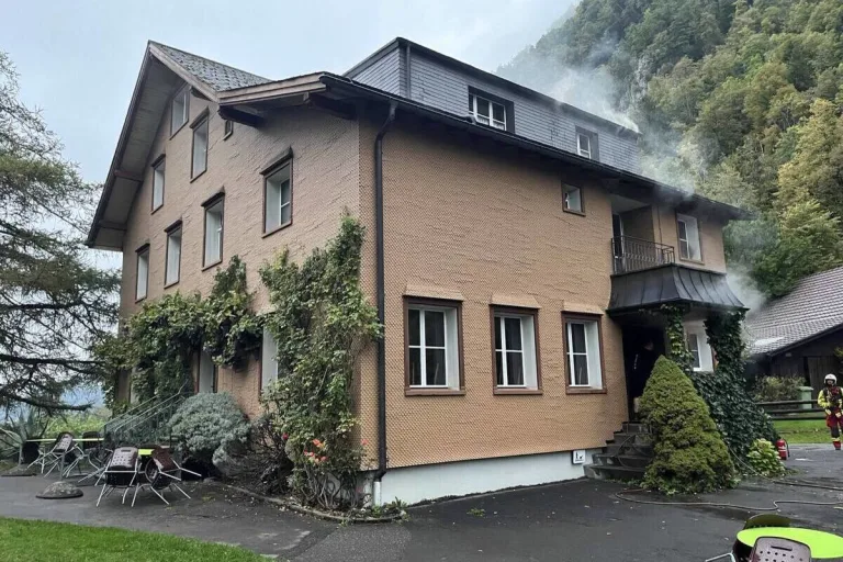 Weesen SG – Brand in Hotel ausgebrochen