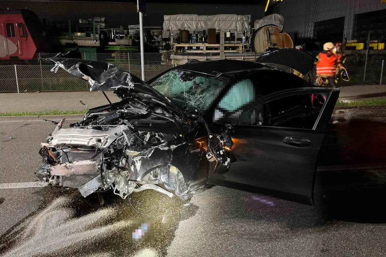 Oensingen SO – Auto kollidiert bei Selbstunfall mit Felsschutzzaun