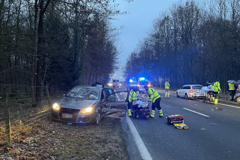 Rupperswil AG - Verkehrsbehinderungen nach Unfall im Berufsverkehr