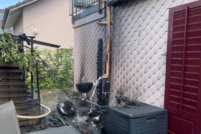 Aadorf TG – Brand von Reiheneinfamilienhaus