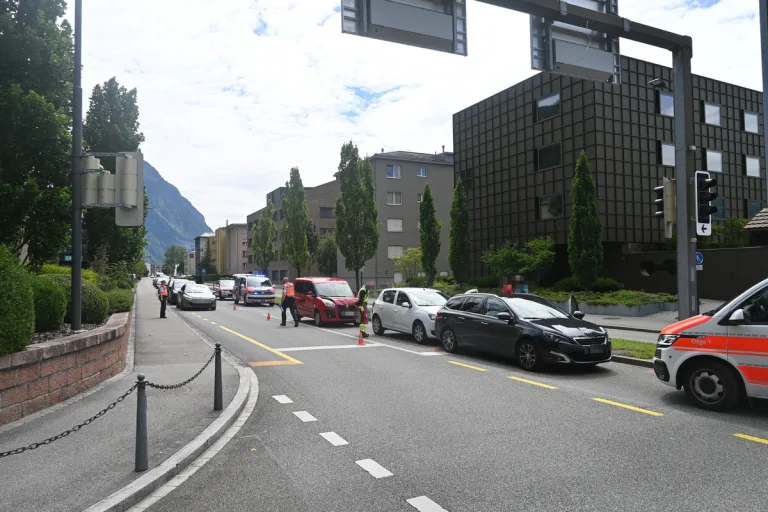 Vaduz / Schaan FL - Zwei Unfälle mit teils erheblichem Sachschaden