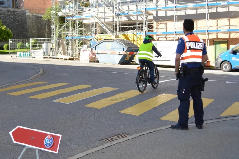 Herisau AR – 209 Schüler bei Radfahrerprüfung 