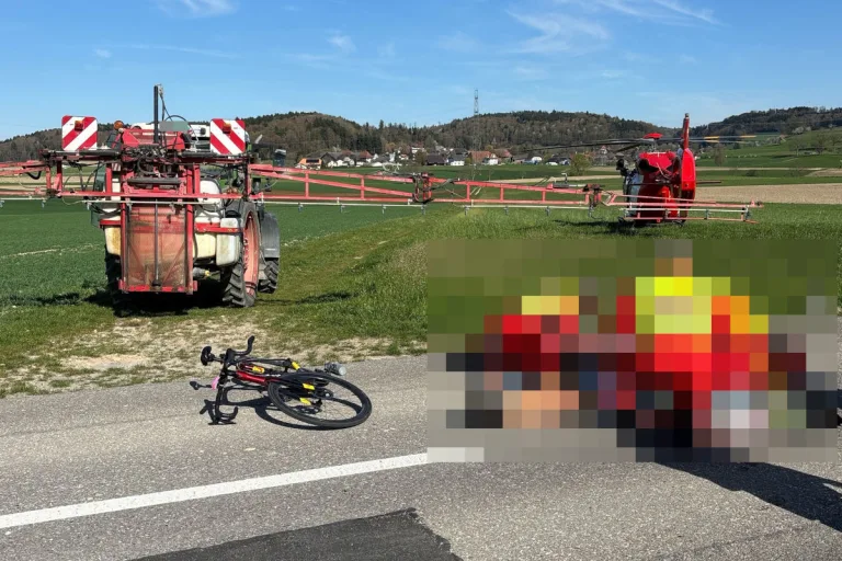 Winistorf SO – Velofahrer bei Unfall mit Traktor tödlich verletzt