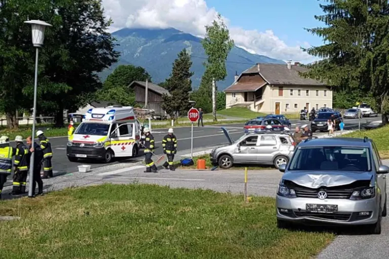 Hermagor - Unfall mit zwei Kinder