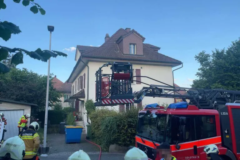 Solothurn - Brandausbruch in einem Keller