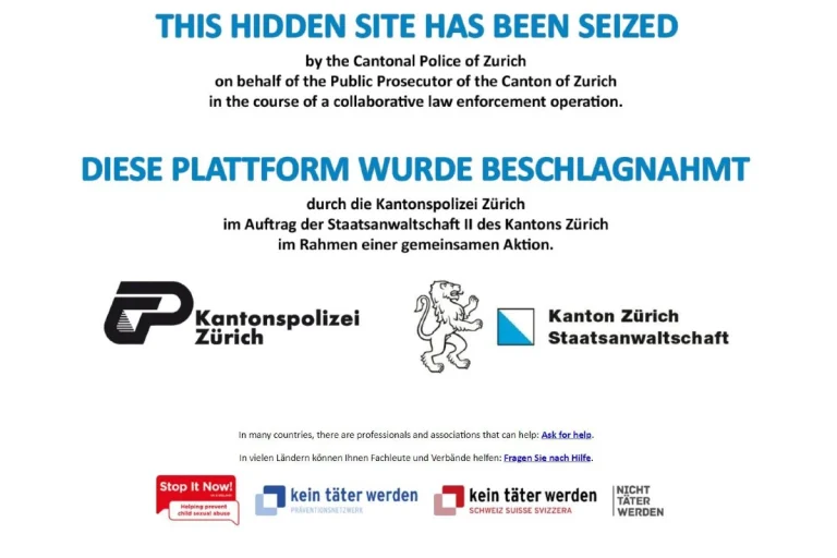 Darknetplattformen mit pädokriminellen Inhalten beschlagnahmt und abgeschaltet