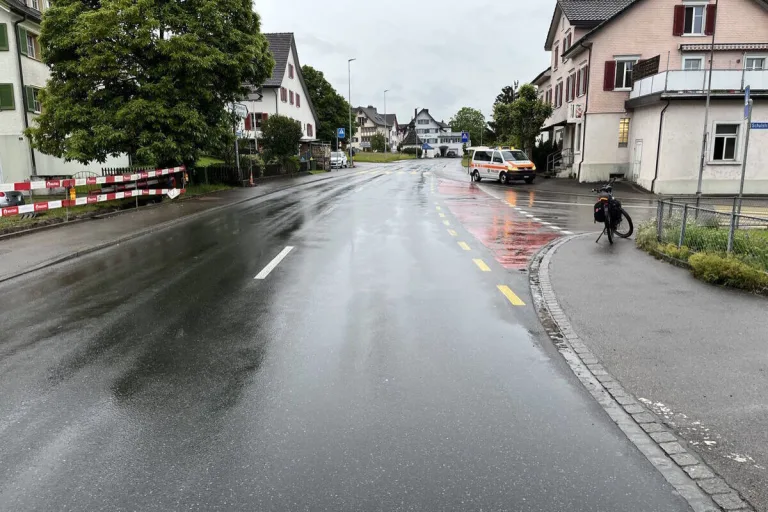 Steinach SG - E-Biker bei Unfall verletzt