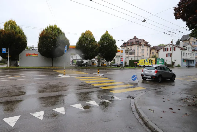 Stadt St.Gallen – Fussgängerin bei Verkehrsunfall verletzt