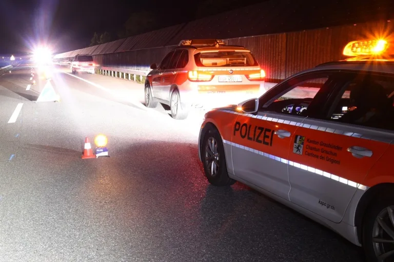 Graubünden - Weniger Verkehrsunfälle mit Personenschaden